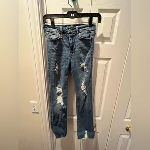 Women’s Hollister jeans high rise slim straight 00R 23/26L